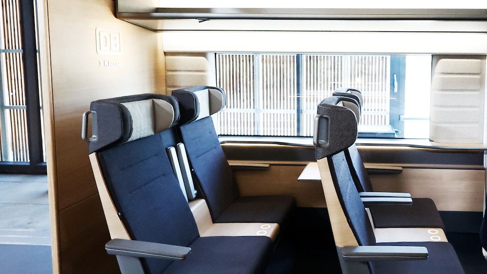 Das neue Design im Innenraum der ICE