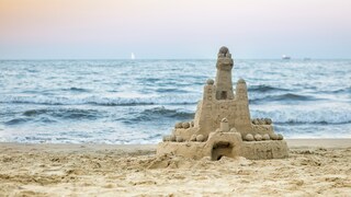 Sandburgen Verbot auf der Insel Sylt