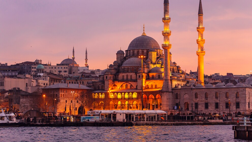 Istanbul at dusk