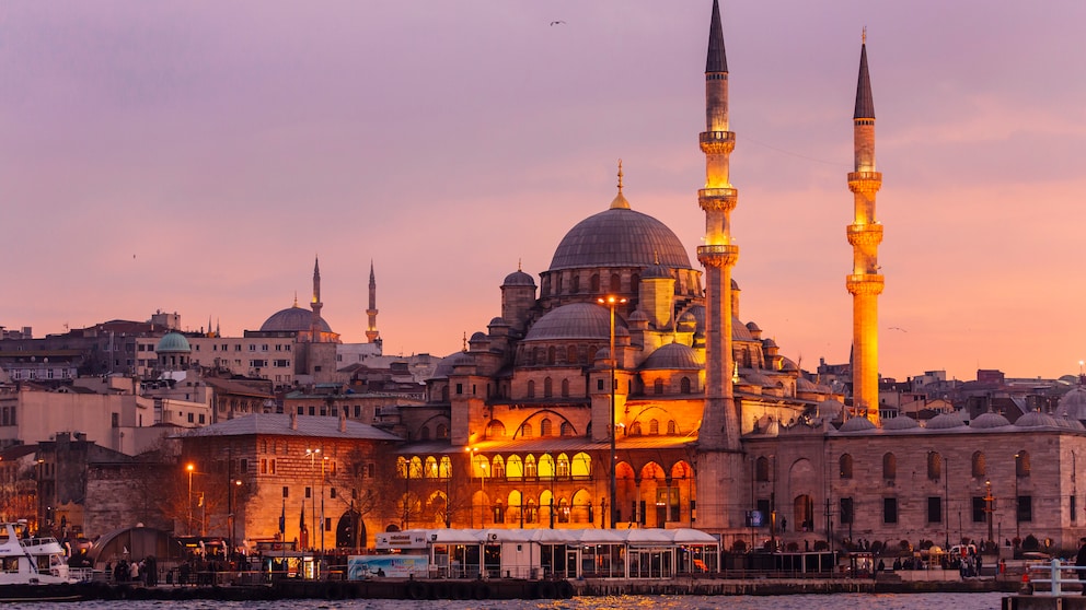 Istanbul at dusk