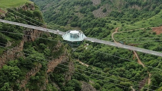 Glas-Brücke in Georgien