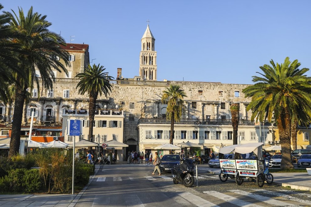 Riva Promenade in Split, Croatia
