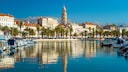 Blick auf die Stadt Split in Kroatien