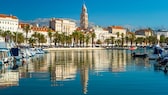 Blick auf die Stadt Split in Kroatien