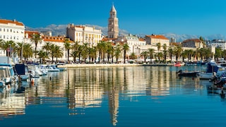 Blick auf die Stadt Split in Kroatien