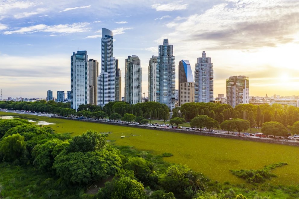 Neighborhood Puerto Madero in Buenos Aires