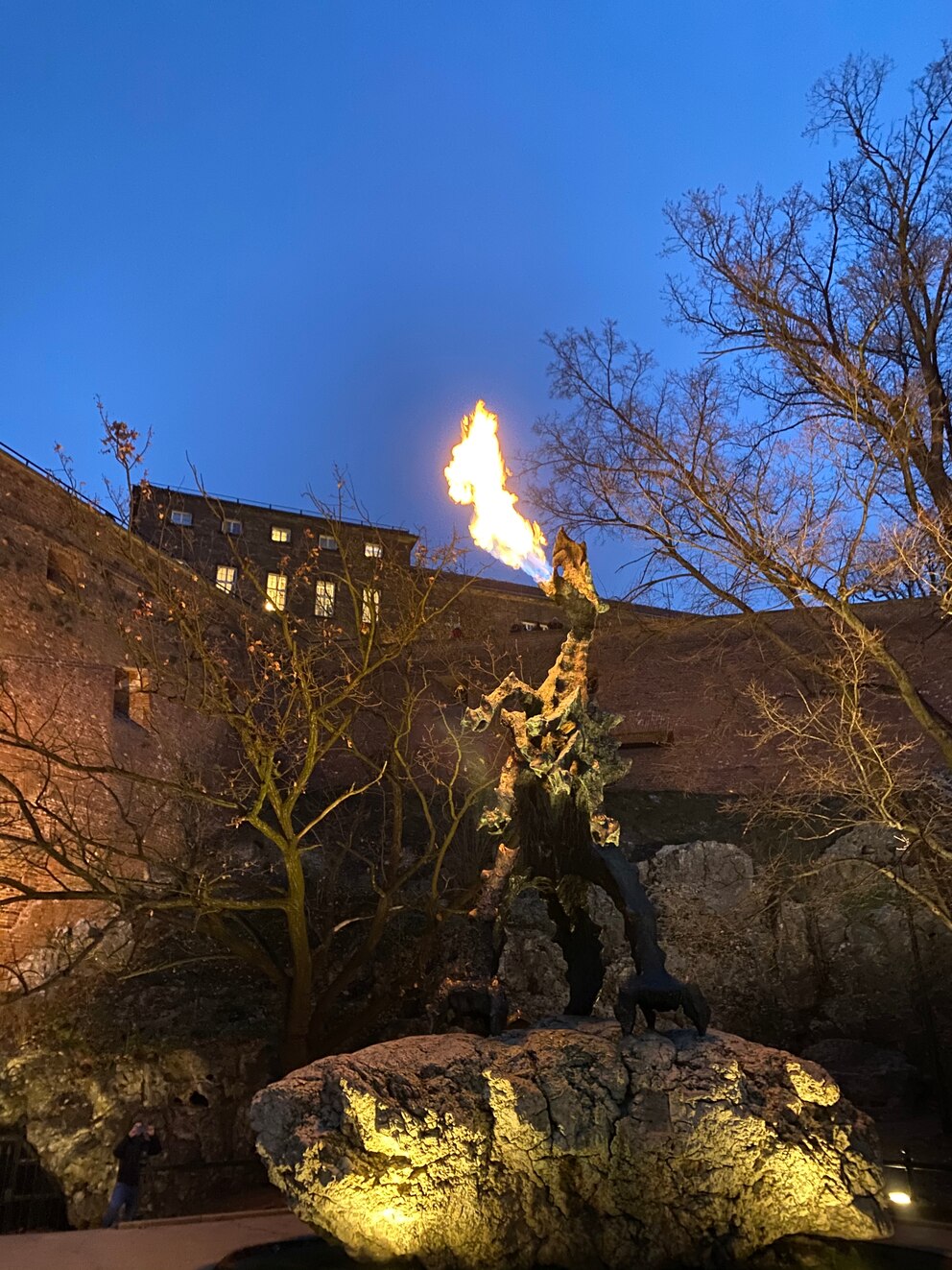 Krakau Drache Weichsel