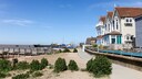 Strandhäuser im Küstenstädtchen Whitstable
