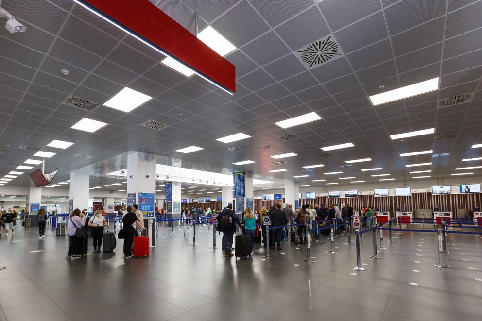 Terminal des Flughafens Bergamo