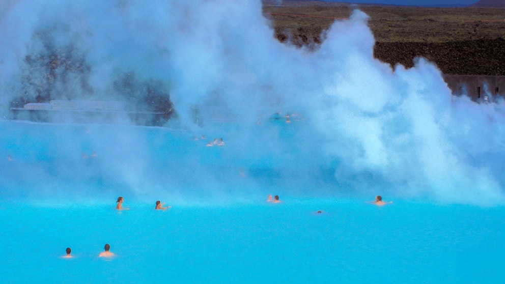Beispiel einer Thermalquelle auf Island: die Blaue Lagune