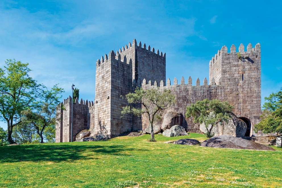 Die berühmte Burg von Guimarães