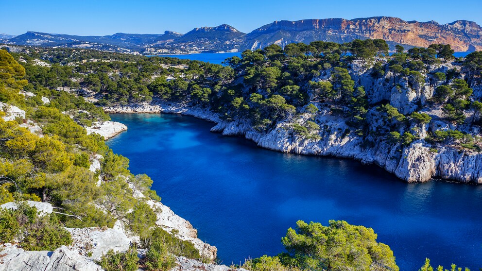 Calanques von Sugiton und die Pierres Tombées