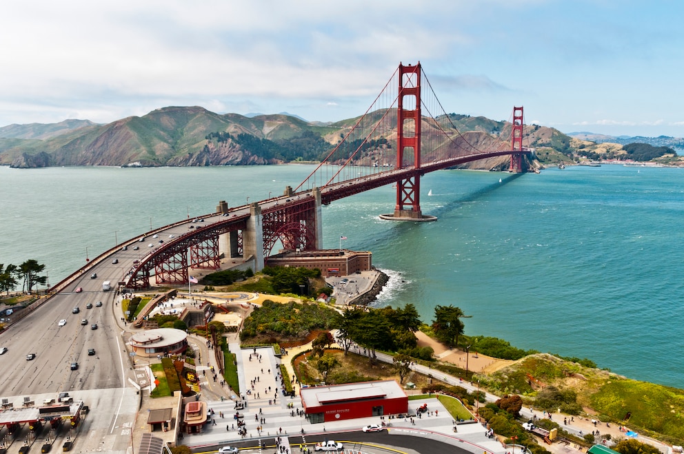 Die Golden Gate Bridge ist ein absolutes Highlight in San Francisco