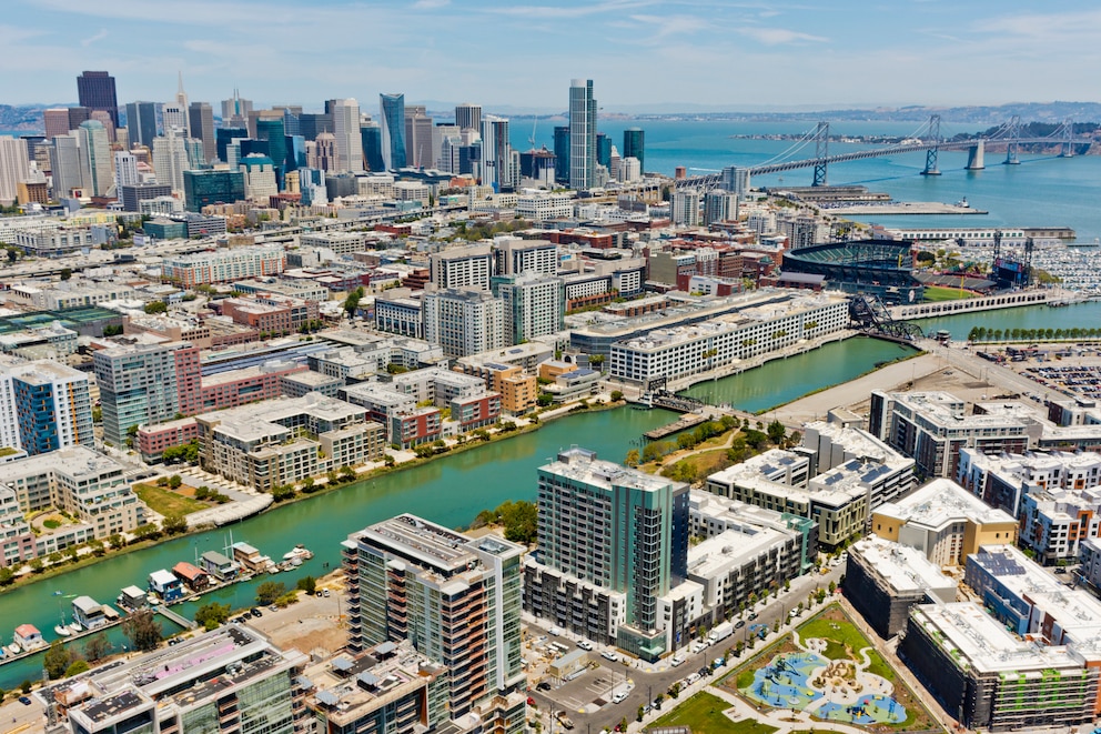 Blick auf die Mission Bay in San Francisco