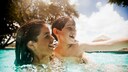 Mutter Sohn Familien-Urlaub