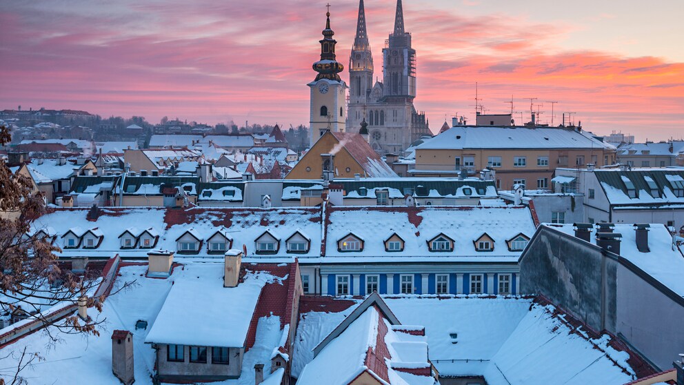 Zagreb ist auch im Winter eine Reise Wert