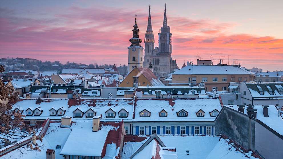 Zagreb ist auch im Winter eine Reise Wert