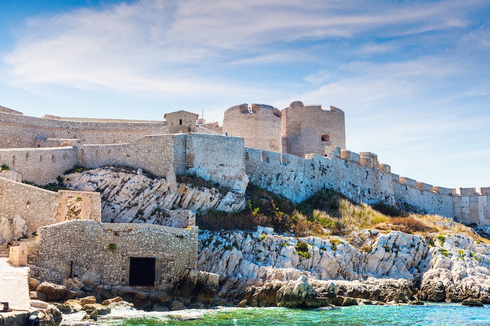 Die Festung Château d‘If vor Marseille