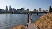 Blick auf Portland, hinten die Hawthorne Bridge