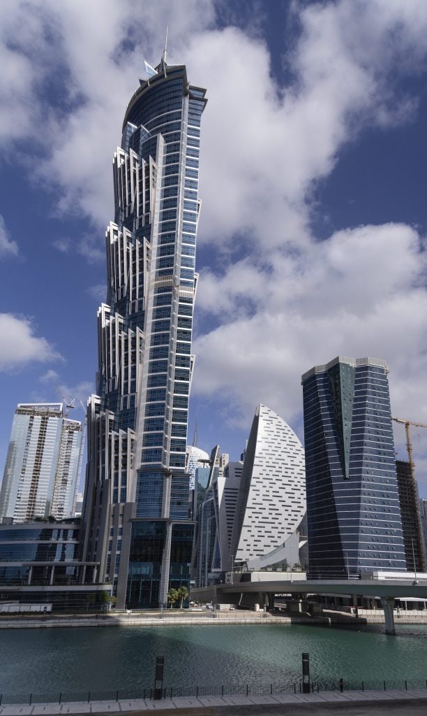 One of the tallest hotels in the world: JW Marriott Marquis Hotel