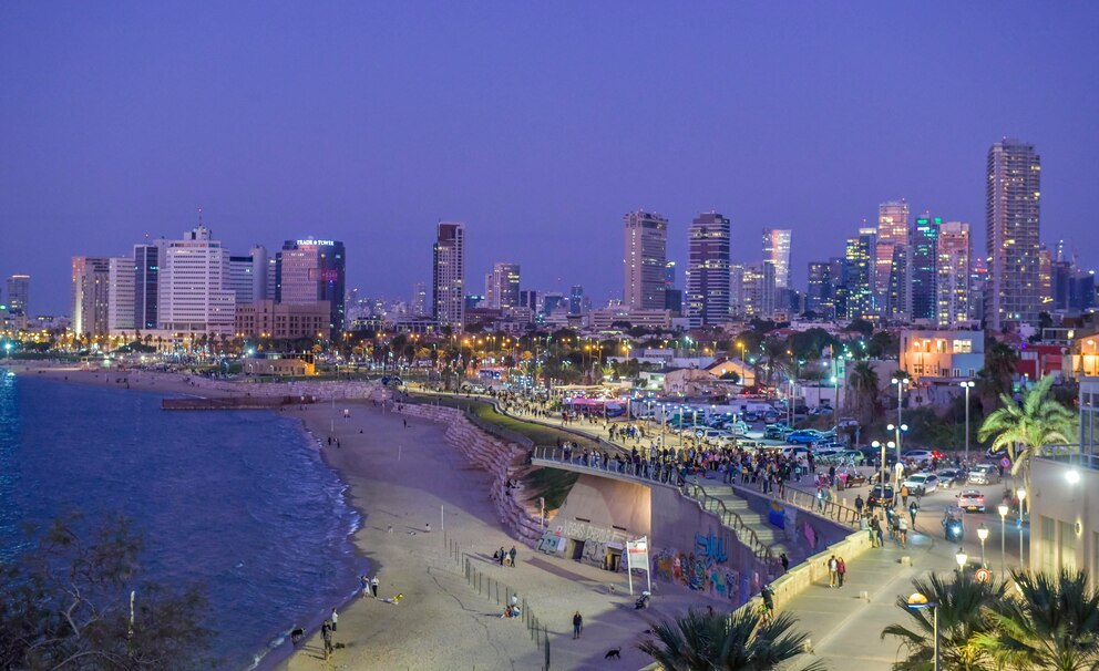 Die Skyline von Tel Aviv