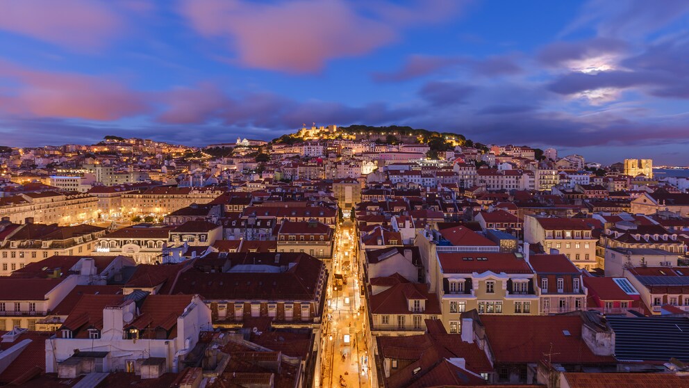 Stadtbild von Lissabon