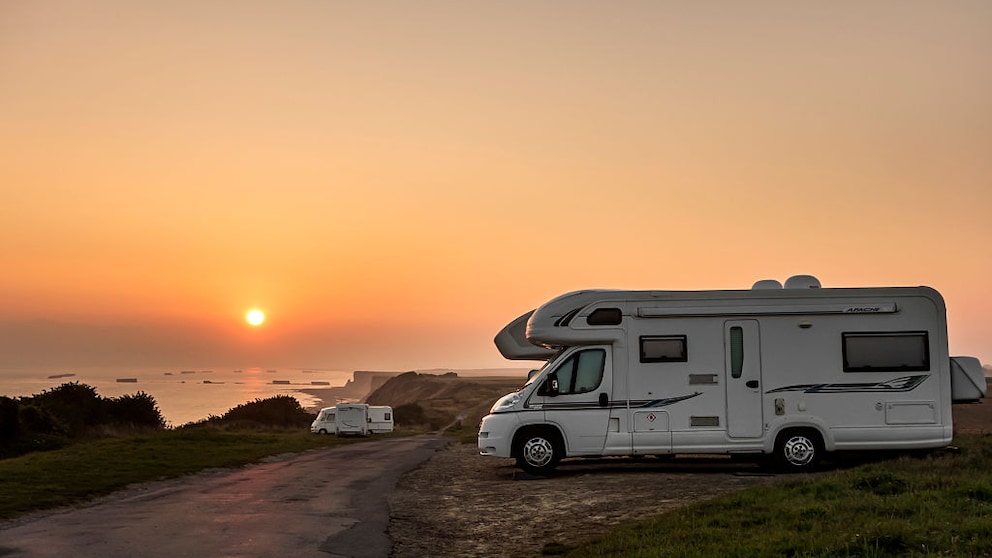 Viele Deutsche fahren mit dem Wohnmobil in den Urlaub