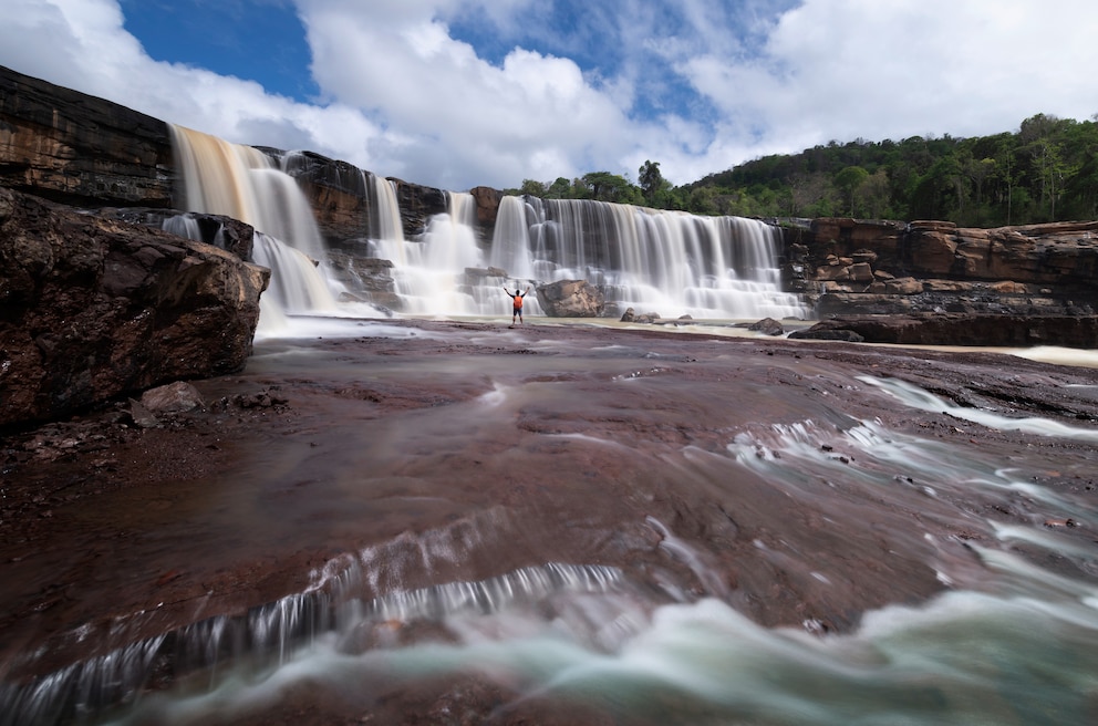 Tad Sae Wasserfall, Laos