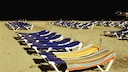 Handtücher Strandliegen
