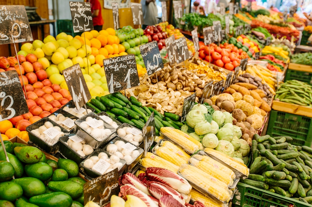 Der Naschmarkt in Wien