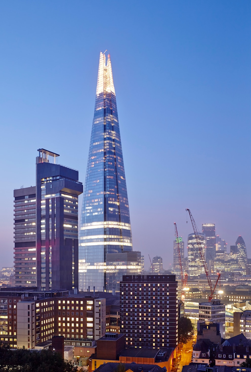 Im Londoner „The Shard“ liegt eines der höchsten Hotels der Welt