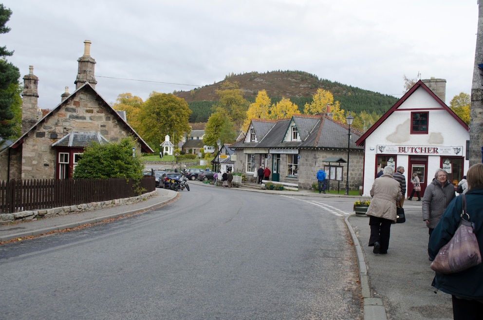 Das Dorf Braemar befindet sich nahe dem Balmore Castle