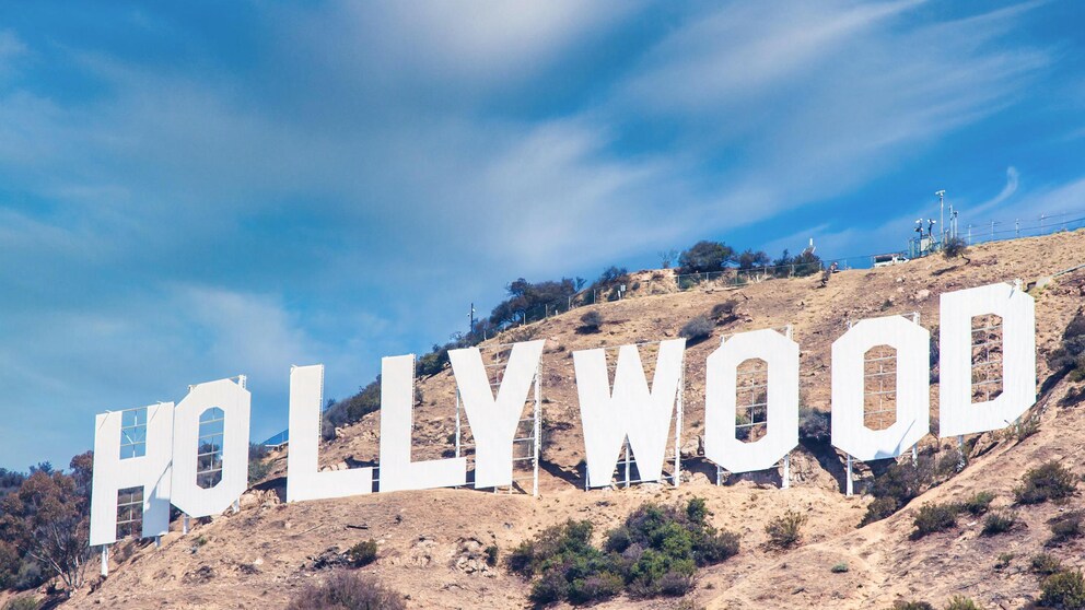 „Hollywood“Schriftzug