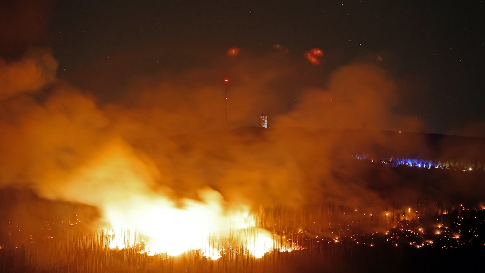 Großbrand Brocken