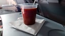 Tomatensaft im Flugzeug