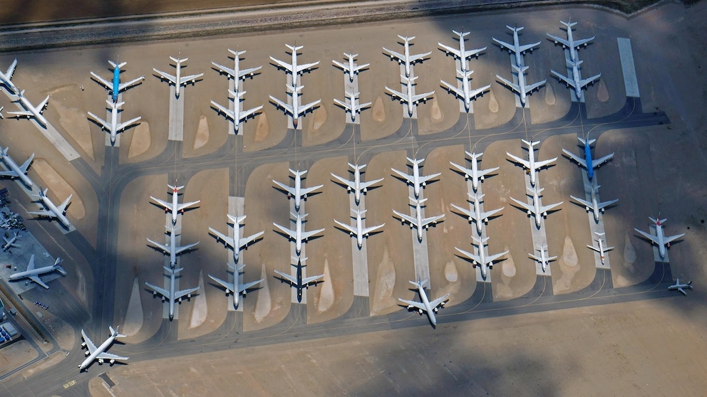 Flugzeug-Friedhof