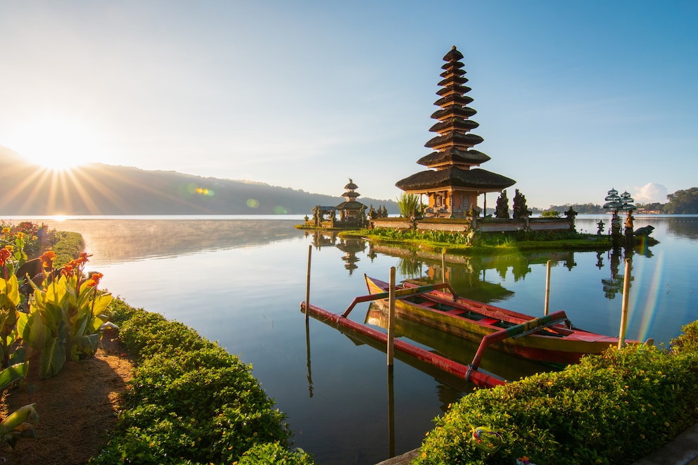 Pura Ulun Danu Bratan in Bali, Indonesien