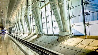 Plattform Frankfurt Airport