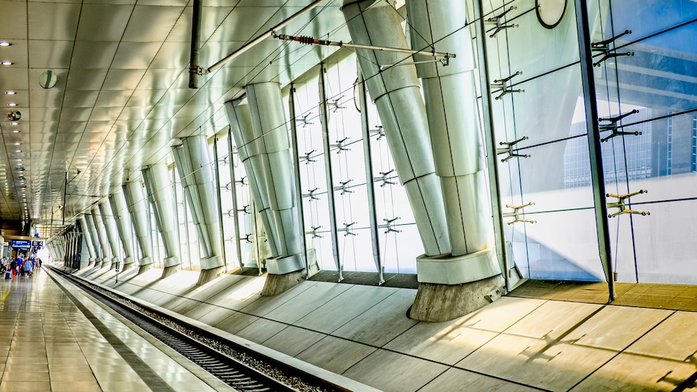 Plattform Frankfurt Airport