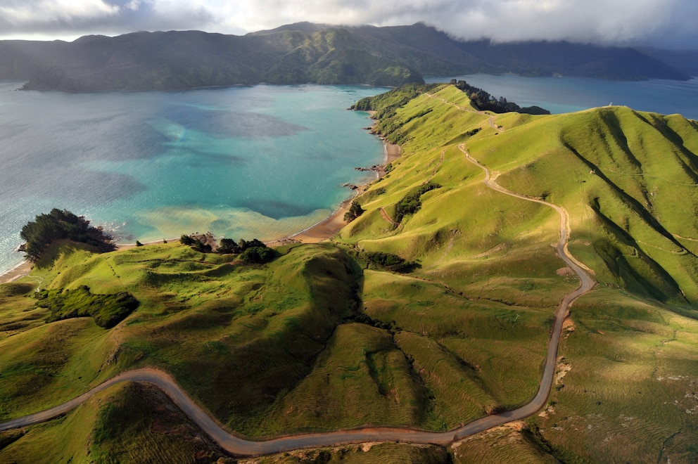 Blick über Neuseeland