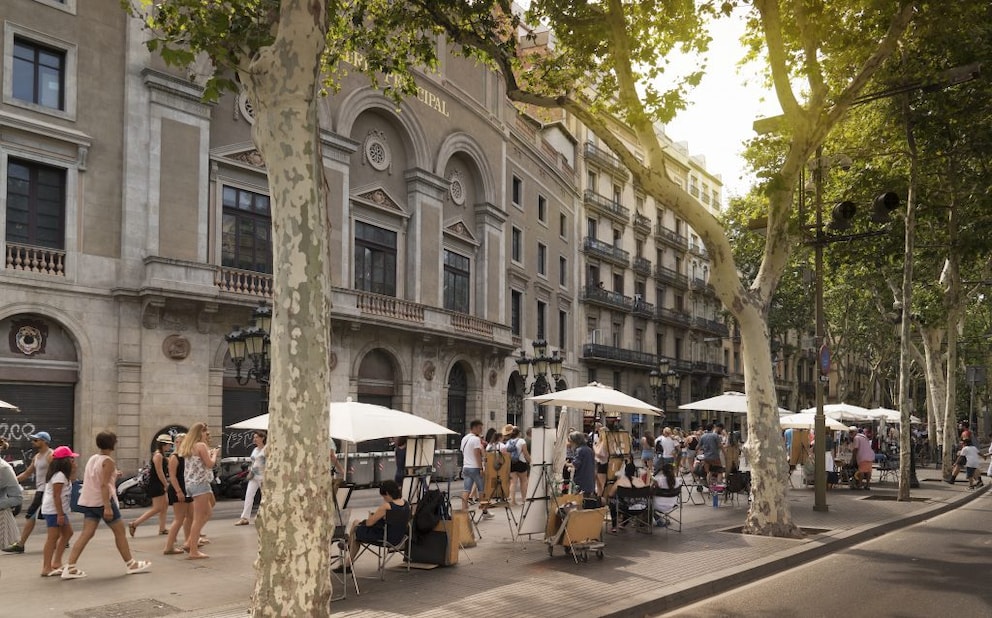 Barcelona, La Rambla.