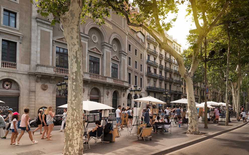 Barcelona, La Rambla.