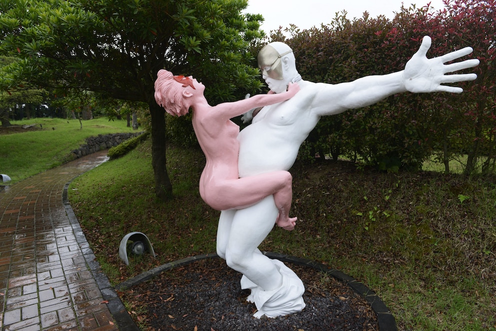 Der Skulpturen-Park auf Jeju zeigt verschiedene Sex-Akte