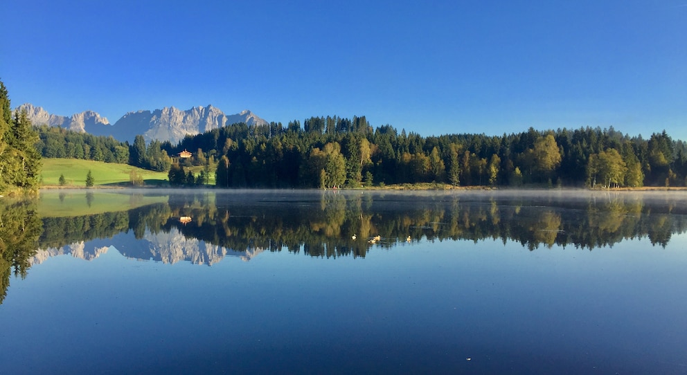 Der Schwarzsee in Kitzbühel