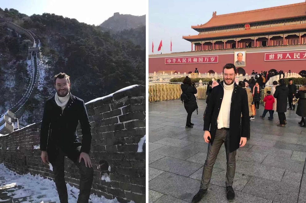 Sebastian Klussmann auf seiner Reise in Peking