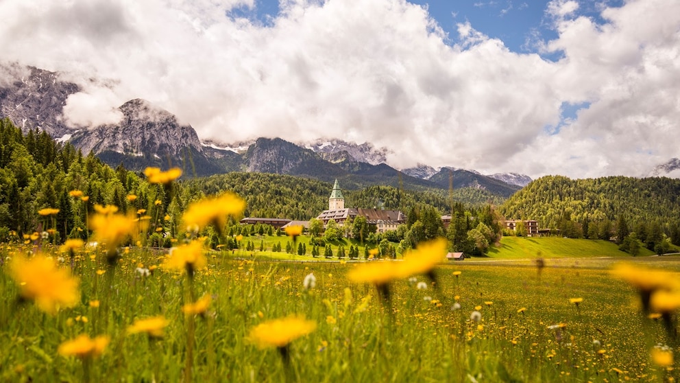 Das Schloss Elmau erhält ebenfalls die volle Punktzahl