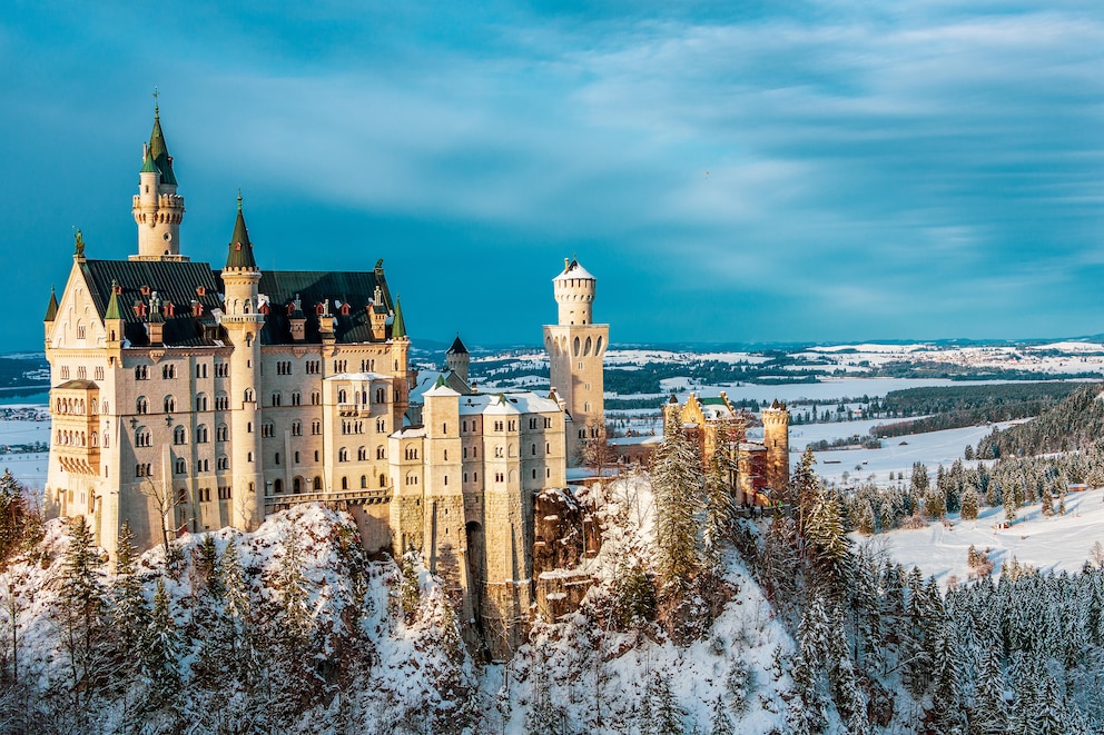 Schloss Neuschwanstein im Winter