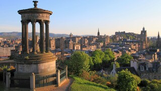 Ausblick vom Calton Hill über die schottische Hauptstadt