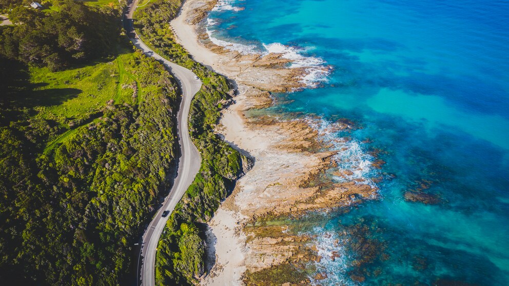 Die Great Ocean Road in Australien ist eine der schönsten Küstenstraßen der Welt