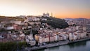 Die Stadt Lyon liegt am Zusammenfluss der Rhône und der Saône
